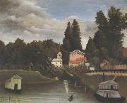 Henri Rousseau Banks of the Marne(Charenton) The Alfort Mill oil painting picture wholesale